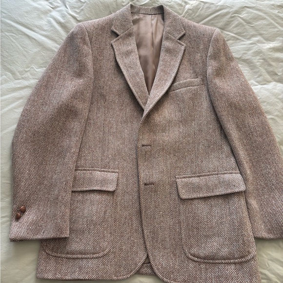 Brown Harris Tweed Sportcoat 40L - Picture 5 of 11